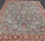 Measures: 8'9"X12'2" Antique Persian Tabriz Rug with Floral and Vine Design in Muted Blue and Red Tones 8'9"x12'2" Keivan...