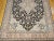 Vintage Persian Tabriz Heriz Rug, Geometric Pattern, Hand-Knotted Wool, Black & Ivory, 7’ X 10’ For Sale - Image 12 of 12