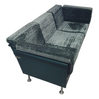 Vintage Velvet Sofa, 1960s For Sale