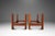 Adrian Pearsall Set of Two (2) Tubular Glass-Top End Tables After Adrian Pearsall for Craft Associates, C. 1960s For Sale - Image 4 of 18