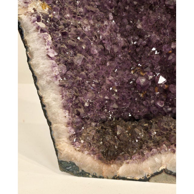 Gemstone Amethyst Cathedral Geode (Restored) For Sale - Image 7 of 9