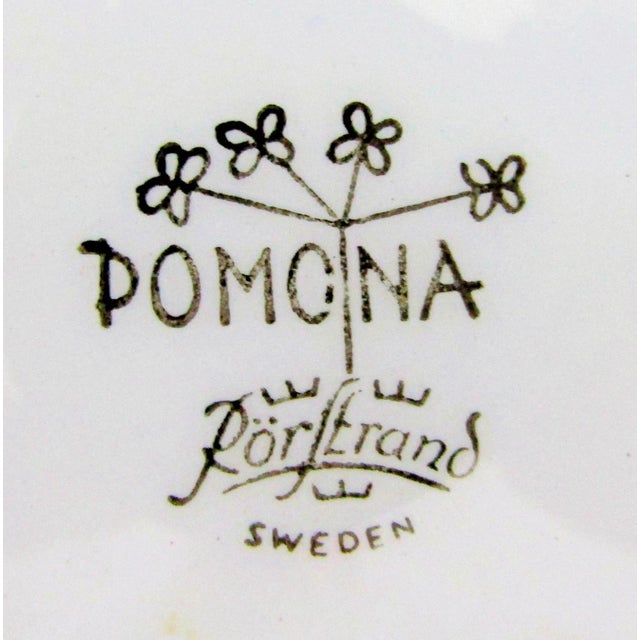 White 1950s Mid-Century Modern Rörstrand Sweden Pomona Picknick Two Plates Design by Marianne Westman - 2pcs For Sale - Image 8 of 8