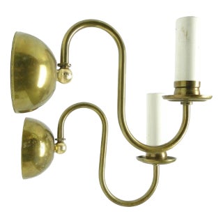 Art Nouveau Style Wall Lamps, Poland, 1950s, Set of 2 For Sale