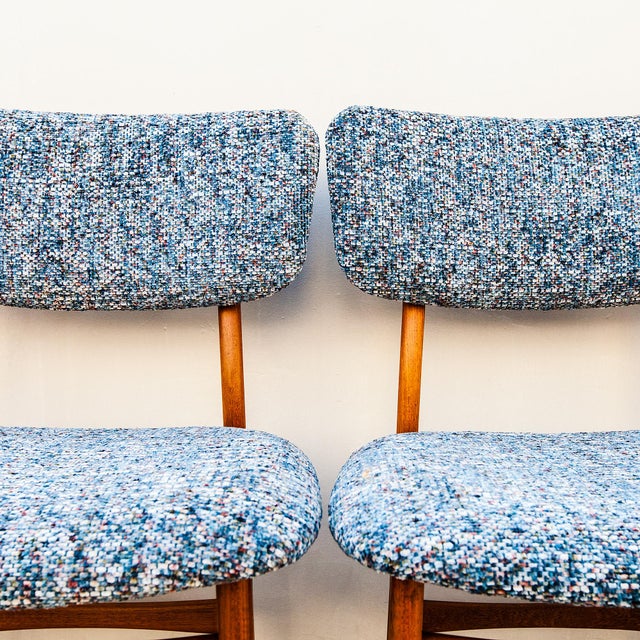 Restored 1960s Danish Mid Century Modern Solid Teak Dining Chairs For Sale - Image 12 of 14