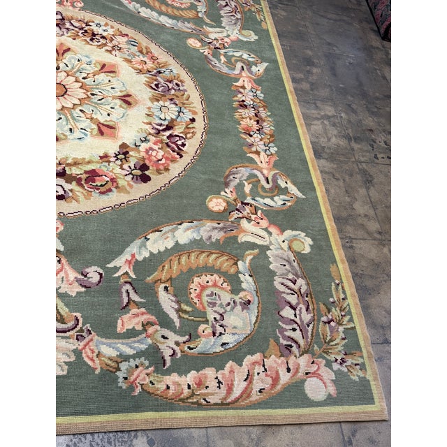 1920s 1920s Spanish Handwoven Rug - 12’6” X 10’10” For Sale - Image 5 of 8