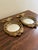 Mid 20th Century Vintage American Federal Gold Chalkware Eagle Bullseye Convex Mirrors, Pair For Sale - Image 5 of 10