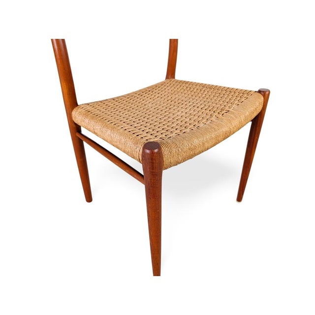 Wood Original Jl Mollers Model 75 Chair, Niels Otto Møller, Teak, Danish For Sale - Image 7 of 11