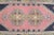 1970s Turkish Oushak Handmade Wool Cotton Pink Area Rug For Sale - Image 9 of 10