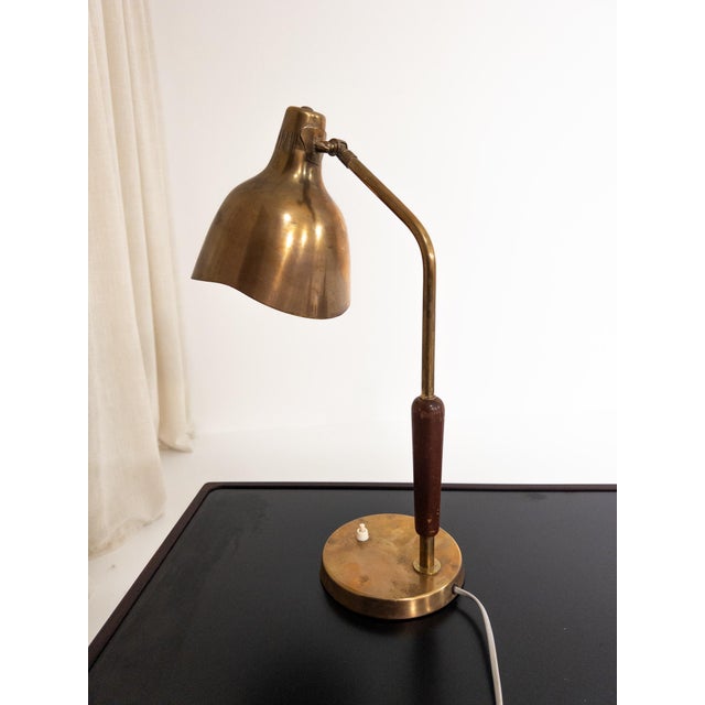 Model 2790 Table Lamp by Carl-Axel Acking for Bröderna Malmströms Metallvarufabrik, Sweden, 1950s For Sale - Image 6 of 14