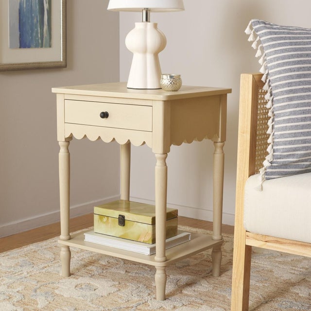 Bring subtle elegance and functionality into your home with the Haven One Top Drawer Accent Table in a beautiful natural...