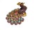 Bochic "Peacock" Vintage Diamond, Sapphire, Ruby & Gem Ring Set 18K Gold & Silver For Sale - Image 18 of 18