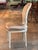 French Mid 20th Century Set of Six French Louis XVI Style Dining Chairs For Sale - Image 3 of 9