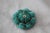 Round Blue Floral Brooch, France, 1940s For Sale - Image 3 of 9