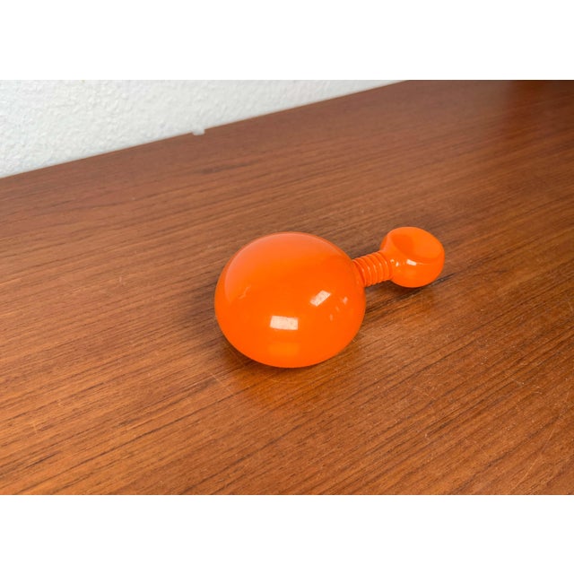 Mid-Century Modern Space Age Danish Orange Plastic Nutcracker from Dana Plast, 1960s For Sale - Image 18 of 18