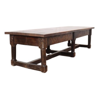 Large English Coffee Table For Sale