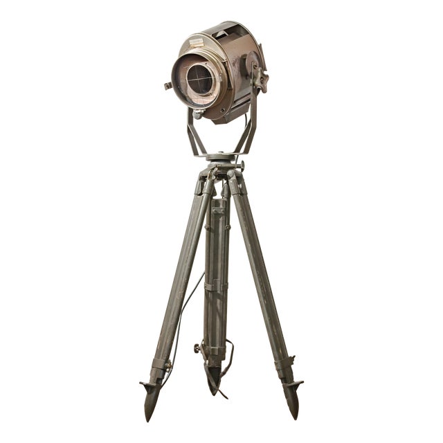 Industrial Theater Spotlight Floor Lamp from ADB, Belgium, 1960s For Sale