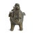 Mid 20th Century Vintage Old Brass Elephant Pot For Sale - Image 5 of 6