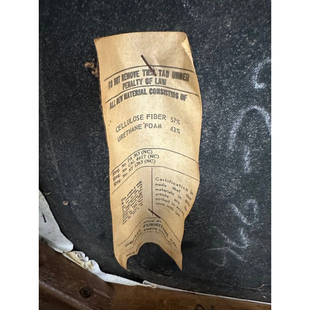 Brown 1970s Mid-Century Modern Danish Style Wood and Cane Chair by Drexel For Sale - Image 8 of 8