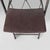 Metal Italian Modern Folding Chair in Brown Leather and Metal, 1980s For Sale - Image 7 of 18