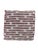 Pair of purple and pink pillows with a stripe and square pattern. In perfect condition. 15" x 15" x 5"