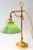 1920s Art Deco Height-Adjustable Swivel Table Lamp with Opal Glass Shade, 1920 For Sale - Image 5 of 18