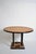 Bicolor round rattan dining table, 1970s. Height: 76 cm - 29.92 in Diameter: 118 cm - 46.46 in
