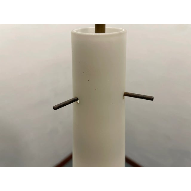 Bronze Opaline Light Pendants, 1950s, Set of 2 For Sale - Image 4 of 9