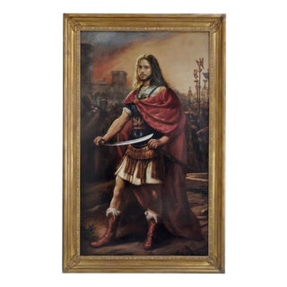 Maxmilian Ciccone, Alexander the Great, Oil on Canvas, Framed For Sale