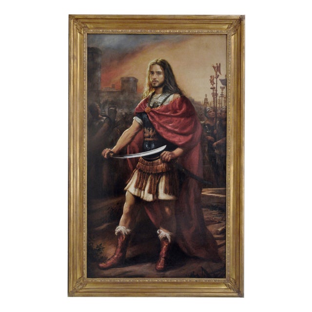 Maxmilian Ciccone, Alexander the Great, Oil on Canvas, Framed For Sale