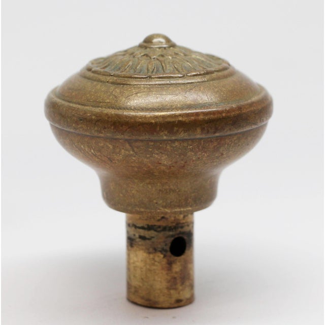 Traditional Bronze Radial Olympus Corbin Passage Door Knob For Sale - Image 3 of 4