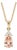Natural Morganite Minimalist Pendant, Teardrop Peach Gemstone Dainty Pendant For Sale