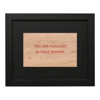 Jenny Holzer, Truisms 'You Are Guileless in Your Dreams', 1977-1979 For Sale