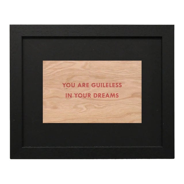 Jenny Holzer, Truisms 'You Are Guileless in Your Dreams', 1977-1979 For Sale