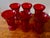 Mid 20th Century Fostoria Jamestown Ruby Red Ice Tea Glasses - Set of 6 For Sale - Image 10 of 12