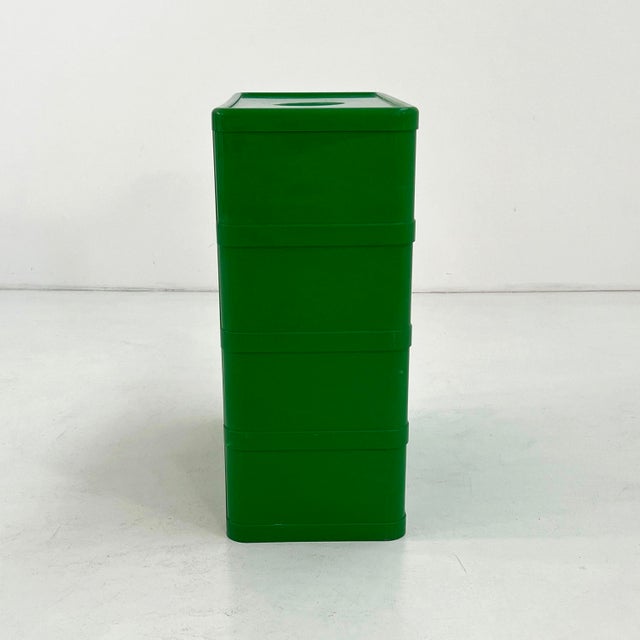 Late 20th Century Green Chest of Drawers Model 4964 by Olaf Von Bohr for Kartell, 1970s For Sale - Image 5 of 11