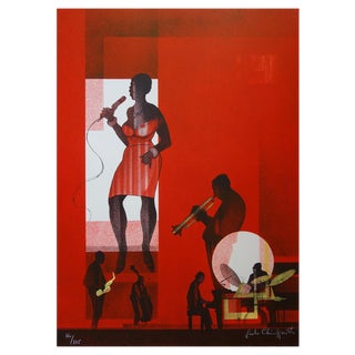 Sacha Chimkevitch, Jazz, Hot Swing, Original Lithograph For Sale