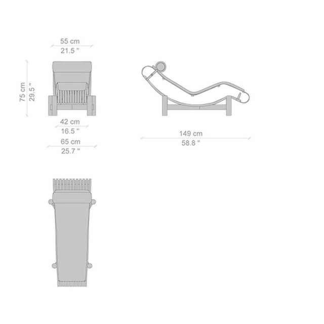 Wood Tokyo Chaise Lounge by Charlotte Perriand for Cassina For Sale - Image 7 of 14