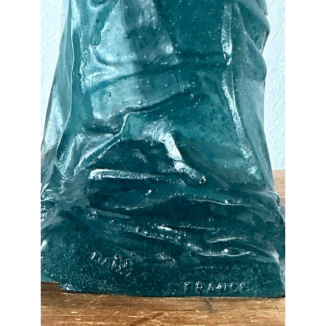 Mid 20th Century Vintage French Nancy Pate De Verre for Daum Glass Maiden For Sale - Image 5 of 12