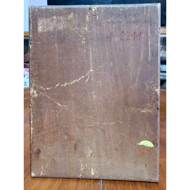 Title: Siegfried Stoitzner (Vienna, 1892–1976) Genre Scene with Gentleman and Bird Oil on wood panel, signed Charming...