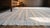 1920s Splendid Sky Blue Ground Color & Narrow Horizontal Line Pattern Antique Indian Cotton Dhurrie Rug For Sale - Image 5 of 7