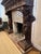 Renaissance Exquisite 19th Century Italian Fireplace Surround Wood Carved, Attributed to Valentino Besarel For Sale - Image 3 of 13