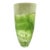 Signed Studio Art Glass Vase - Lime Green For Sale