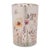 Kenneth Ludwig Chicago Frosted Floral Print Votive Holder (Set of 2) For Sale - Image 4 of 5