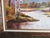 Late 20th-Century Idealization Landscape Autumn Birch River & Mountain Oil Painting – Signed Ayj For Sale In San Francisco - Image 6 of 9