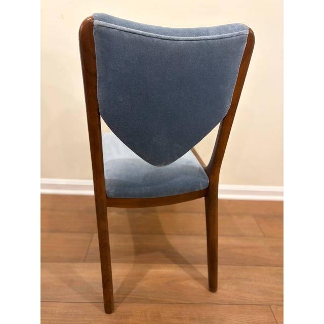 Hammer Hammer Fine Furniture Blue Dining Chairs For Sale - Image 4 of 9