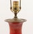 1960s Cinnabar Red Chinoiserie Table Lamps With Brass Fretwork Finials - a Pair For Sale In Boston - Image 6 of 16