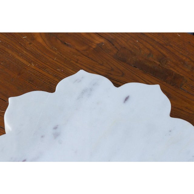 Savi Small Floral Marble Tray For Sale - Image 4 of 6