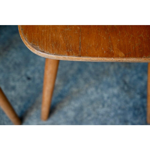 Vintage Bistro Chairs with Spindles, 1950s, Set of 4 For Sale - Image 9 of 11