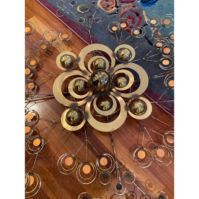 Curtis Jere Curtis Jere Sun Drop Wall Sculpture C1980 For Sale - Image 4 of 8