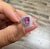 Gia Certified 1.28 Natural Pink Sapphire Diamond White Gold Engagement Ring, Size 6 For Sale In Los Angeles - Image 6 of 10